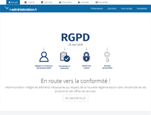 Tablet Screenshot of i-administration.fr